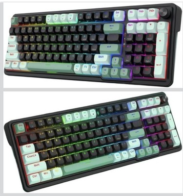 Redragon K686 PRO RGB Wireless Gaming Keyboard, PBT Mechanical 98 Keys, Hot-Swap
