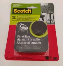 3M - 7100242697 - Scotch Custom Fit Felt Pads SP882-NA Brown 1.5 in 20 ct (1EA)