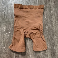 Skims Seamless Sculpt Mid Thigh Short Sienna Brown Shapewear L/XL NWOT