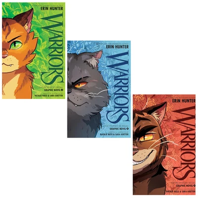 Warriors Graphic Novel: The Prophecies Begin 3 Book Set by Erin Hunter: 1-3