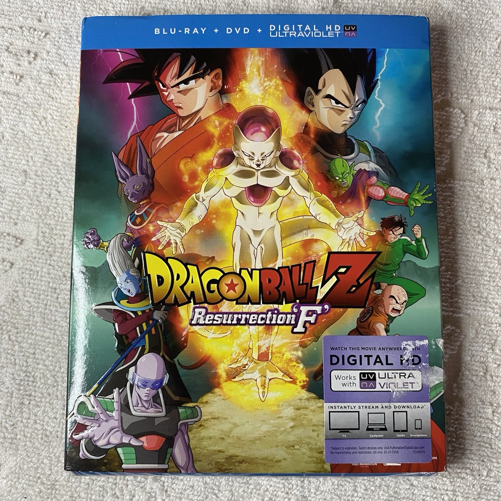 Dragon Ball Z Resurrection F Blu-ray Slipcover BRAND NEW SEALED
