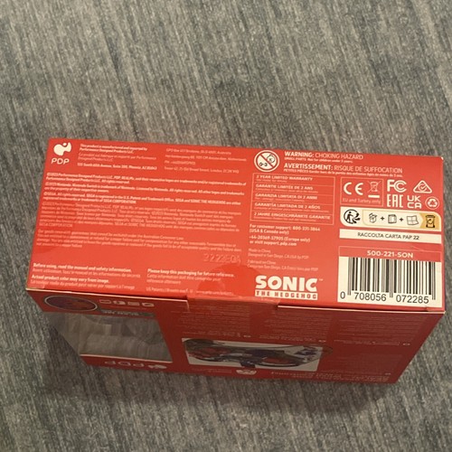 PDP REALMz Wired Controller for Nintendo Switch - Sonic the Hedgehog - Brand New - Picture 6 of 7