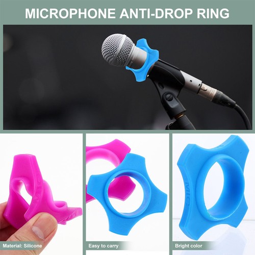 20 Pcs Microphone Protective Cover Anti- Rolling Ring Protection Slip - 第 10/12 張圖片