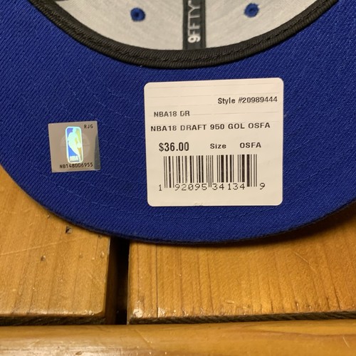 golden state warriors new era snapback 2018 NBA DRAFT NWT - Picture 7 of 10