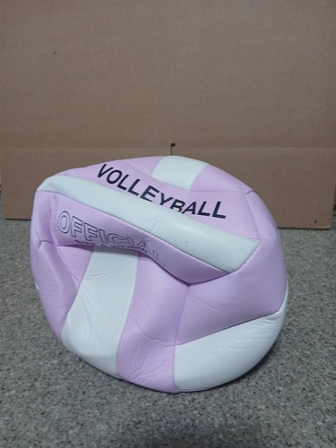 Purple & White Volleyball - uninflated - Picture 3 of 3