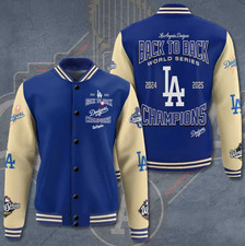 Los Angeles Dodger Back To Back World Series 2025 Baseball Jacket
