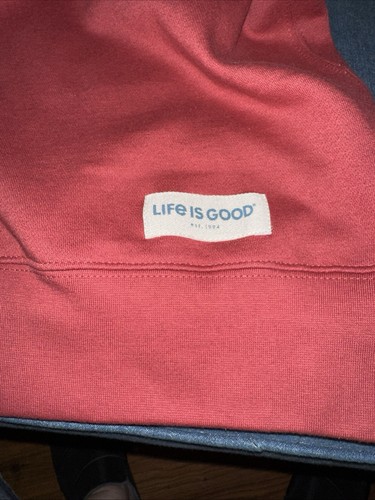 Life Is Good Sweatshirt Herren Large NEU amerikanische Flagge Sterne und Streifen - Bild 7 von 9