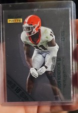 2022 Wild Card MATTE - Derion Kendrick #MB-33 Black (RC) Numbered 43/125