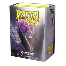 Dragon Shield 100 Standard Deck Protector Card Sleeves Dual Matte Orchid