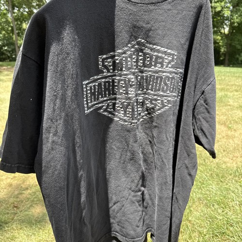 Men’s Harley Davidson T-shirt Louisville Kentucky XL flames motor - Picture 2 of 9