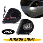 2X Side LED Mirror Lights Puddle For Dodge Ram 2010-19 1500 2500 3500 4500 New