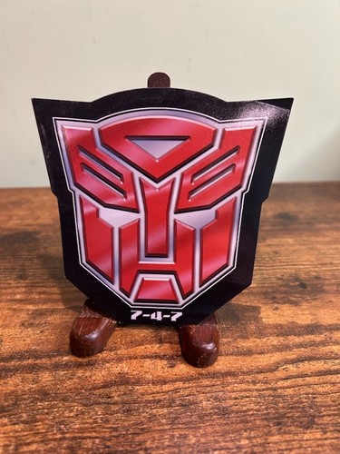 Transformers 2007 Film Promo Logo großer Magnet Swag 5" - Bild 1 von 4