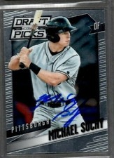 2014 (PIRATES) Panini Prizm Per. Draft Picks #60 Michael Suchy Signed Autograph