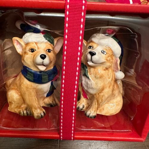Blue Sky Clayworks Corgi, Boston Terrier, Dackel Hund Weihnachtsbaum ORNAMENTE NEU - Bild 6 von 8
