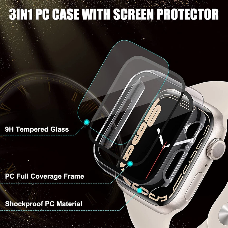 For Apple Watch Series 11/10/9/8/7/Ultra Bumper Case Shockproof Frame iWatch - Image 2 of 4