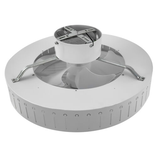 25" Modern Ceiling Fan with Dimmable Light Remote Control Flush Mount Lamp Light - Picture 9 of 17