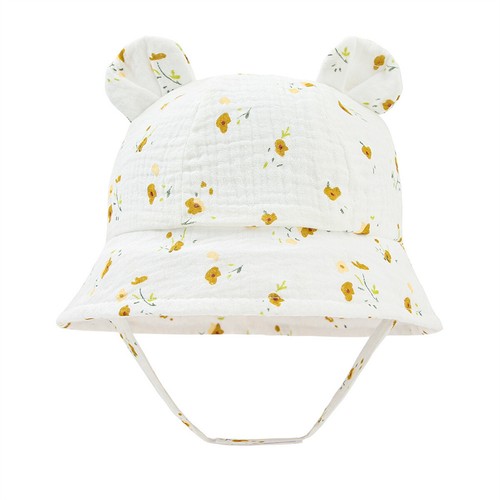 Kids Baby Wide Brim Sun Hat Cute Girls Boys Toddler Beach Bucket Hat 3-12 Month - Picture 24 of 26