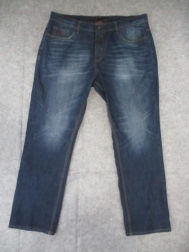 Rocawear Jeans Mens 42 Blue Denim Classic Fit Urban Hip Hop Grunge ACTUAL 43x36 - Picture 1 of 15
