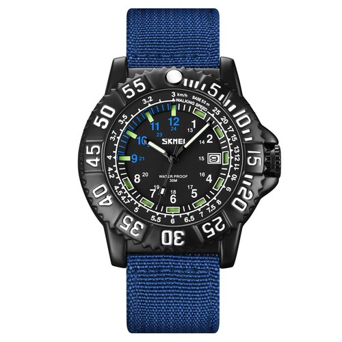 Military Army Tactical Field Sports Watches Men Waterproof Luminous Canvas Watch - Picture 15 of 16