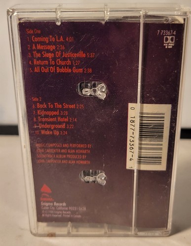 THEY LIVE Soundtrack Cassette Tape 1988 Tested Clean FREE LETTERMAIL SHIP IN CAN - Bild 2 von 5