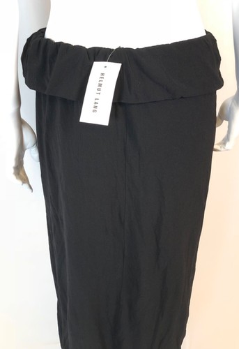 Helmut Lang Rare Archival Vintage Mesh Foldover Drawstrings Waist Skirt 42 IT - Picture 5 of 5