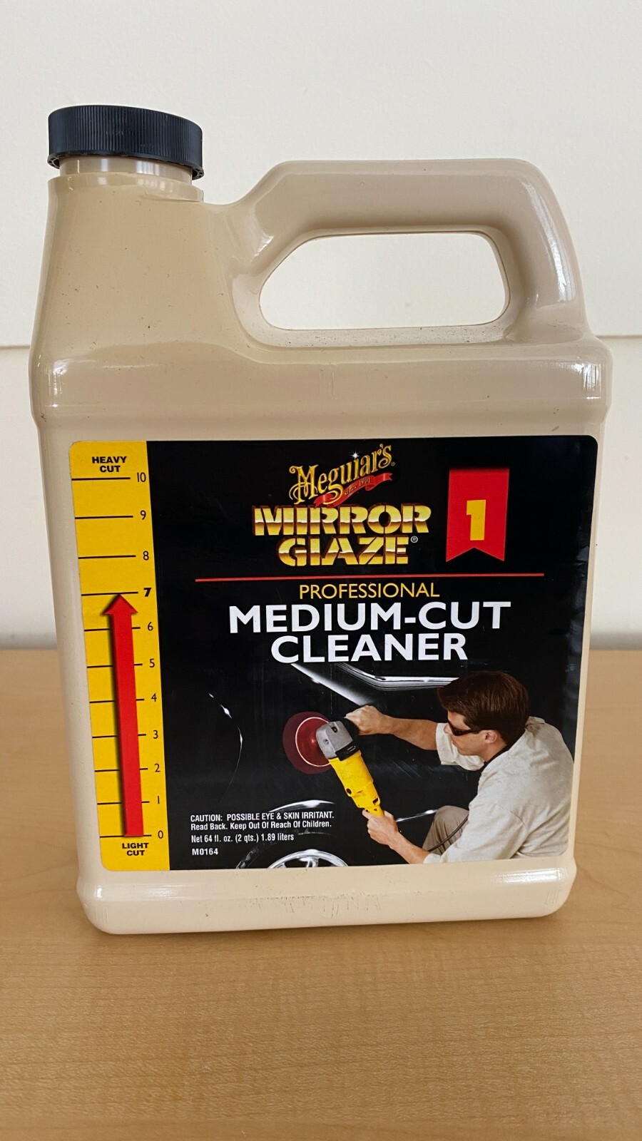 Meguiar's # M1 MEDIUM CUT Compound Mirror Glaze M0164 Professional Series 64oz.