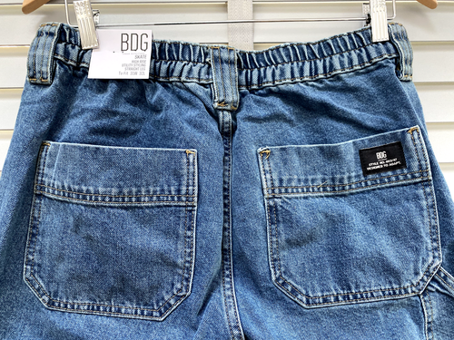 Urban Outfitter Cargo Jeans 31W 32L BDG Skater High Rise Utility Straight UO - Picture 6 of 8