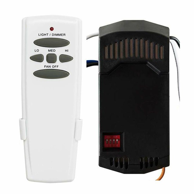 Universal Ceiling Fan Remote Control And Receiver Complete Kit