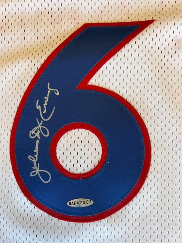 Julius Erving Signed Autographed Authentic Jersey Upper Deck COA 76ers Read - Picture 3 of 8