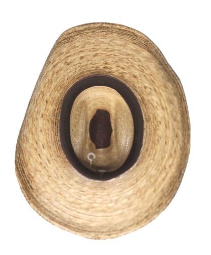 Sombrero de Vaquero Cavender's Ranch Talla 7 Colección Hoja de Palma 15X Excelente Estado - Imagen 4 de 9