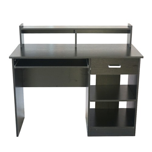 General Style Modern E1 15MM Chipboard Computer Desk Black - Picture 3 of 5