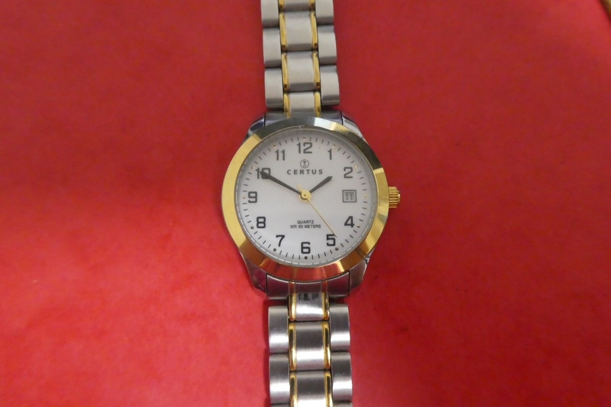 CERTUS Quartz WR 50 METERS Armbanduhr WORKING (325)