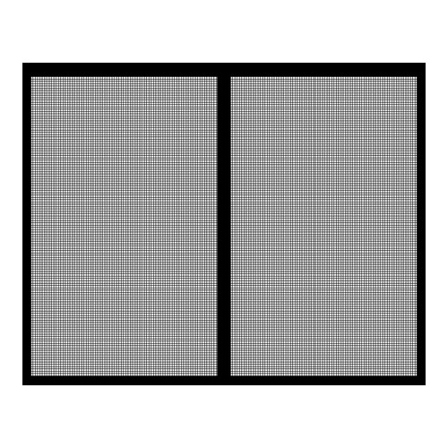 Magnetic Garage Door Screen 10x8FT Durable Fiberglass Mesh Door Screen w/Closure - Picture 5 of 14