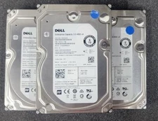 Seagate ST6000NM0034 (LOT OF 3PCS) Dell 6TB 6Gbps 7.2K SAS 3.5" Hard Drive