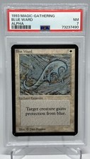 Magic the Gathering MTG Blue Ward Alpha PSA GRADED 7 NM