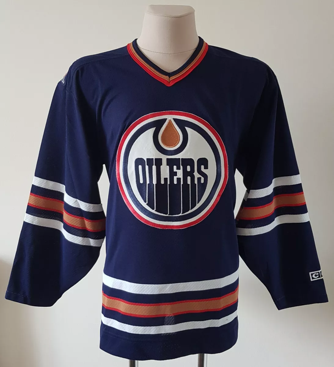 Edmonton Oilers Vintage Starter Fan Jersey L 