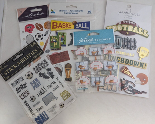 Huge lot of School Sports Stickers - Football, Basketball, Cheer, Ballet, Bike - Picture 4 of 5