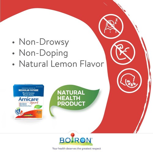 Boiron Arnicare Sport 33 Chewable Tablets Relieves Muscular Soreness Cramps a... - Picture 4 of 7