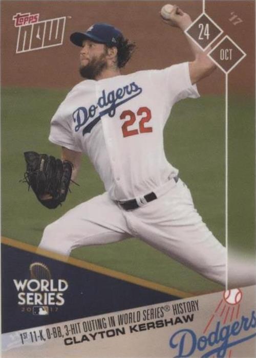 2017 Topps Now - Clayton Kershaw #814 - 1 of 1