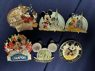 Disney Official Licensed BNWT Mickey Mouse Pins 6pk set OH BOY Disney Official Licensed BNWT Mickey Mouse Pins 6pk set OH BOY