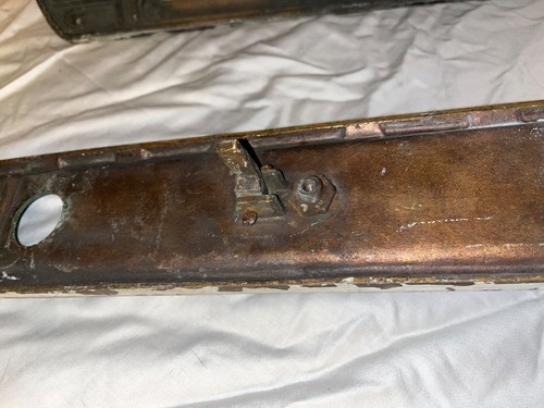 Pair of Antique BRASS Church Door HANDLES 18" Tall - Gothic Design DETROIT, MI - Picture 5 of 6