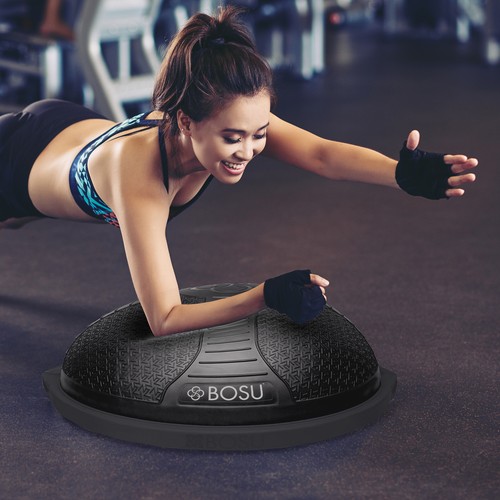 Bosu NexGen 300 Pound Capacity 26 Inch Diameter Home Gym Balance Trainer, Black - Picture 5 of 10