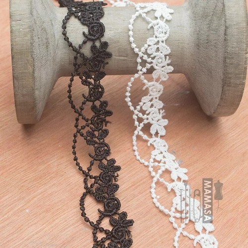 70 Designs! Gothic Art Deco Fine Delicate LACE TRIM Sewing Ribbon Craft Dress - Picture 57 of 438