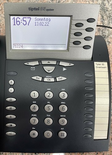 Tiptel 85 System S0 ISDN Tischtelefon Officetelefon Businesstelefon TOP-Zustand - Bild 2 von 6