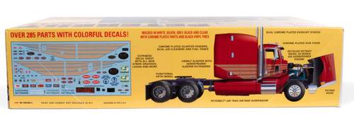 AMT 1/24 SCALE PETERBILT 377 A/E TRANSPORT TRUCK MODEL KIT W/ 285 PARTS 1337 F/S - Picture 4 of 5