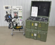 North American Drager Narkomed M Field Mobile Deployable Machine w/ Vapor 2000