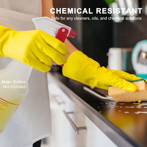 6 Pack Trigger Sprayers Replacement Spray Nozzles for 16oz-32oz Spray Bottles - Picture 2 of 7