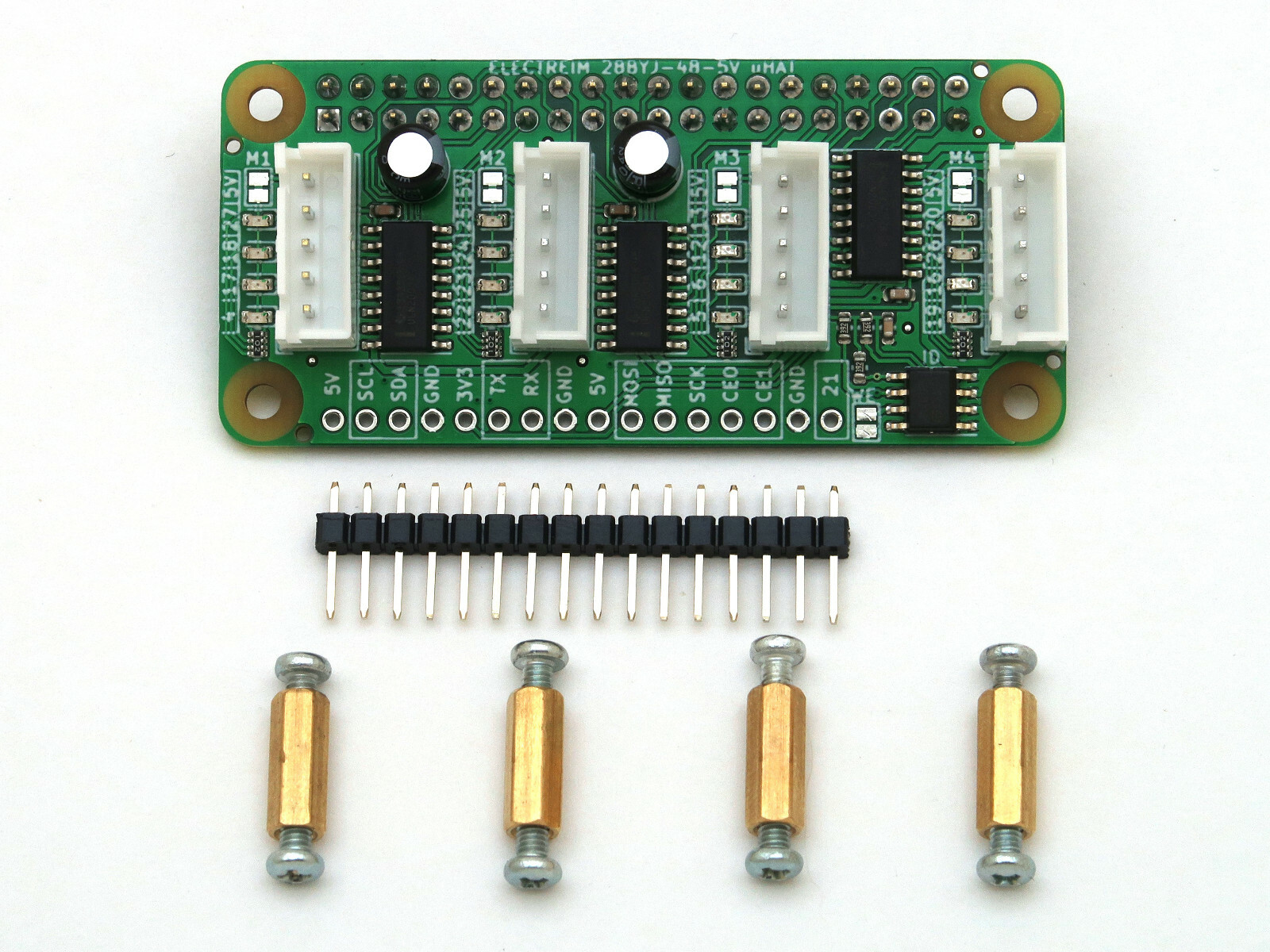 28BYJ-48 5V ULN2003A Stepper Motor Driver uHAT Raspberry Pi Zero/Zero W - Picture 3 of 3
