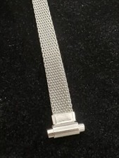 Vintage Speidel Twist-On Women's Watch Band - Silver Tone 75R NOS 7.5mm 5.5" L