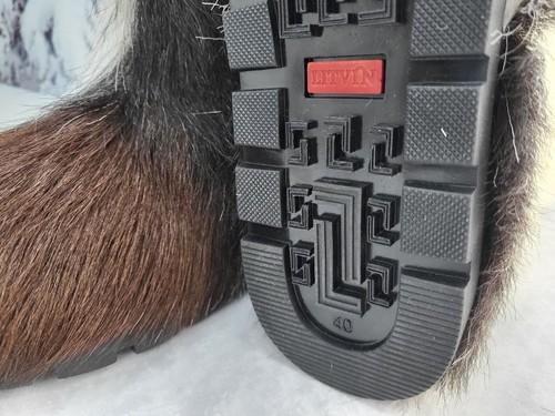 Exklusive Ziegenfell Winter Mukluks Stiefel für Damen Handmade - Bild 2 von 12
